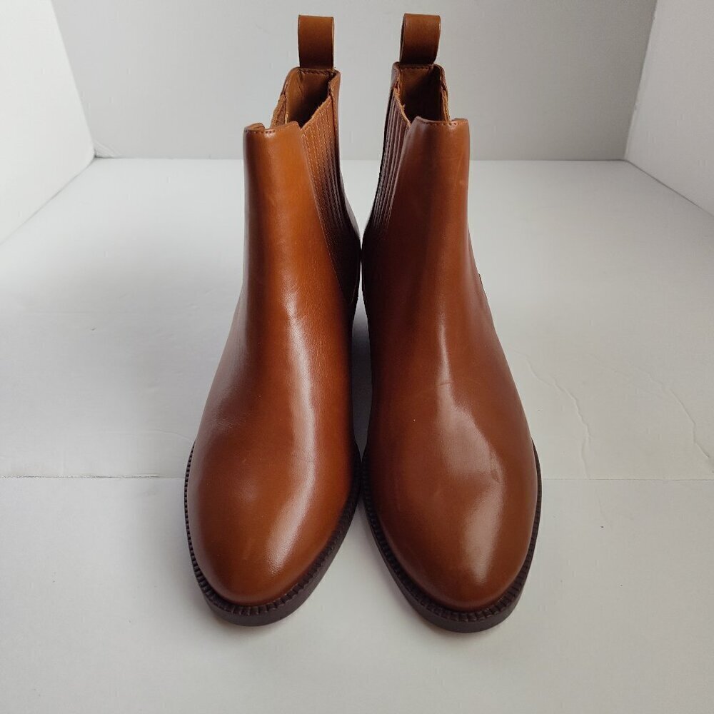 Lauren Ralph Lauren Luggage Leather Bootie